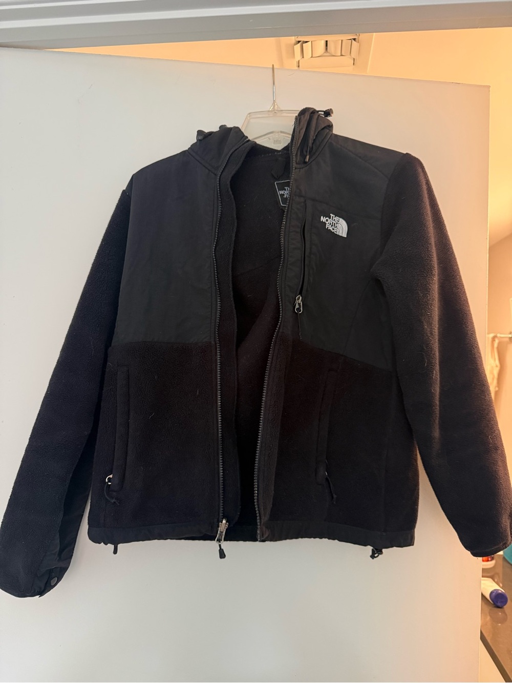 The North Face Black Lightweight Hooded Fleece Jacket